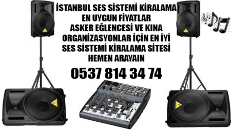 Başakşehİr ses sistemi kiralama fiyatları istanbul